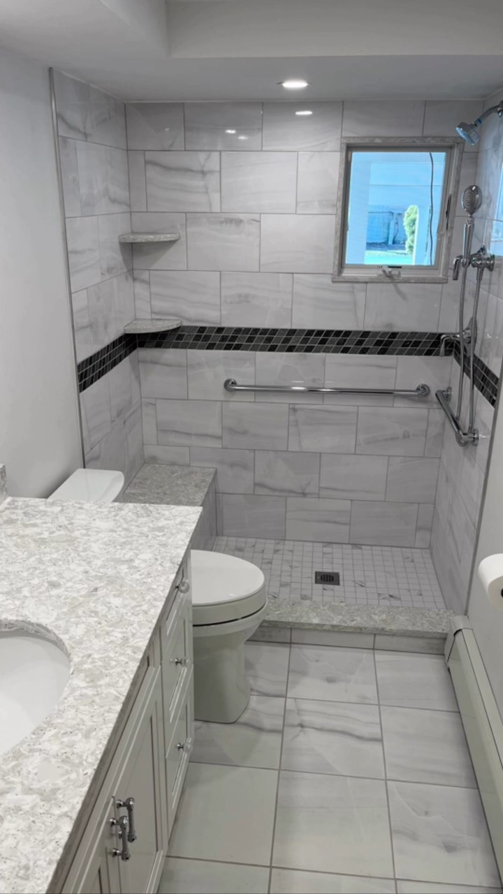 ?This Ain’t what we want?. That’s what our clients said when asking us to redo their bathroom! Now they can sing ? This IS what we want?. ?. I love a good bathroom Reno!!! How ‘bout you?!! #KitchenAndBathShowroom #BathroomStyle #BathroomDesign #Suffolk #Nassau #ContractorsOfInsta #ContractorsOfSuffolk #ContractorsOfNassau #Contractors #BathroomReno #BathroomGoals #LoveWhatYouDo #DoWhatYouLove
