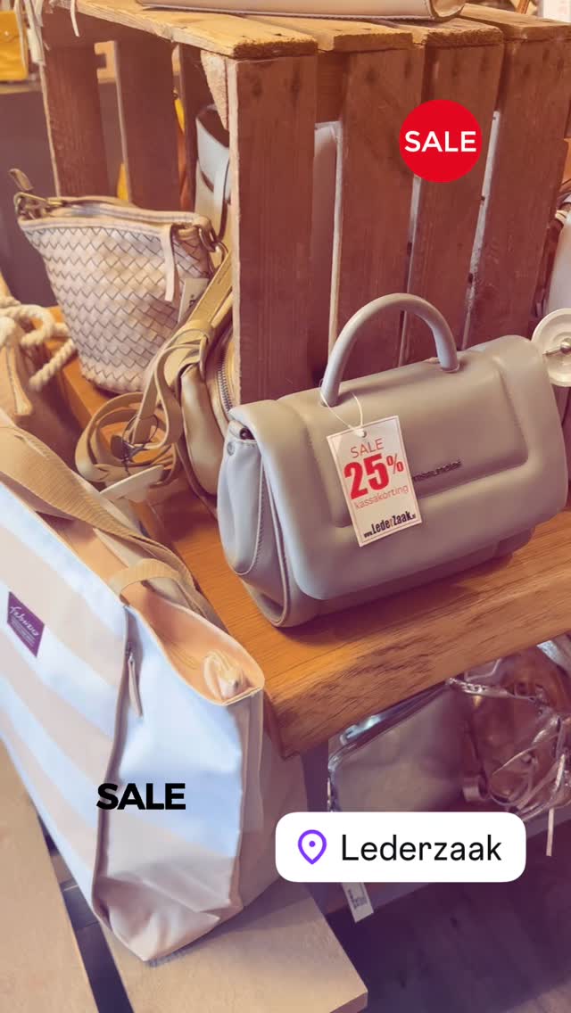 ? SALE TIME bij Lederzaak.nl!
Ook bij ons vind je nu diverse mooie artikelen met aantrekkelijke kortingen. Tijd om jezelf (of een ander ?) te trakteren op een stijlvol koopje!
? Wees er snel bij, OP = OP! Wanneer kom jij jouw deal scoren?
#lederzaak #lederenTassen #salealert #korting #tassenliefde #lederenstijl #aanbieding #koopjesjager #modeaccessoires #herentas #damestas #summerdeals #lederliefhebbers