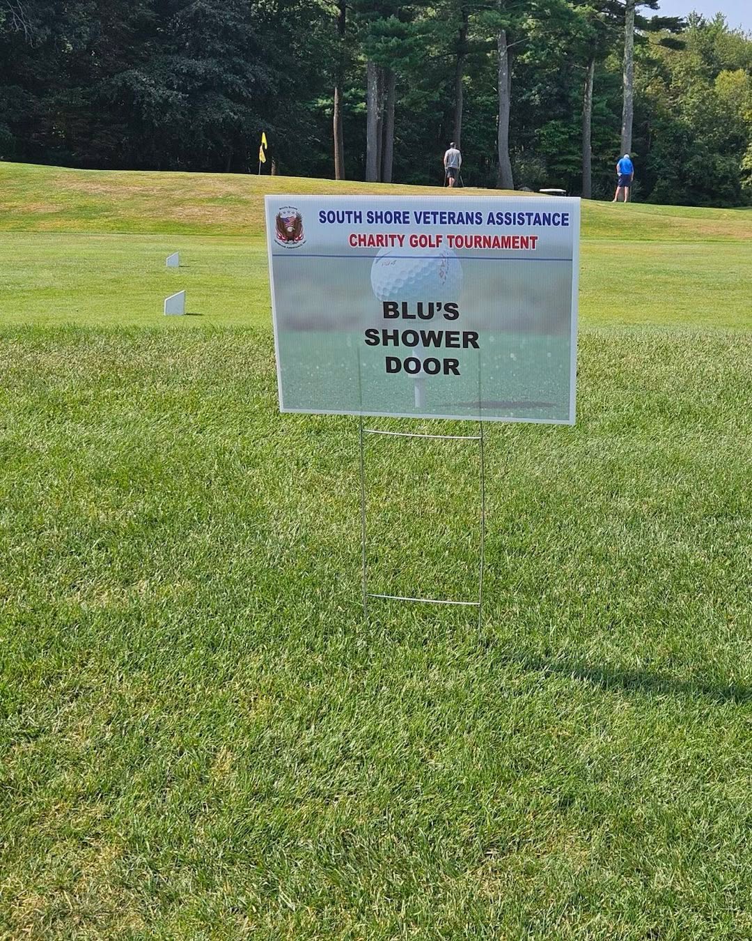 Happy to support the veterans today on this annual golf tournament.